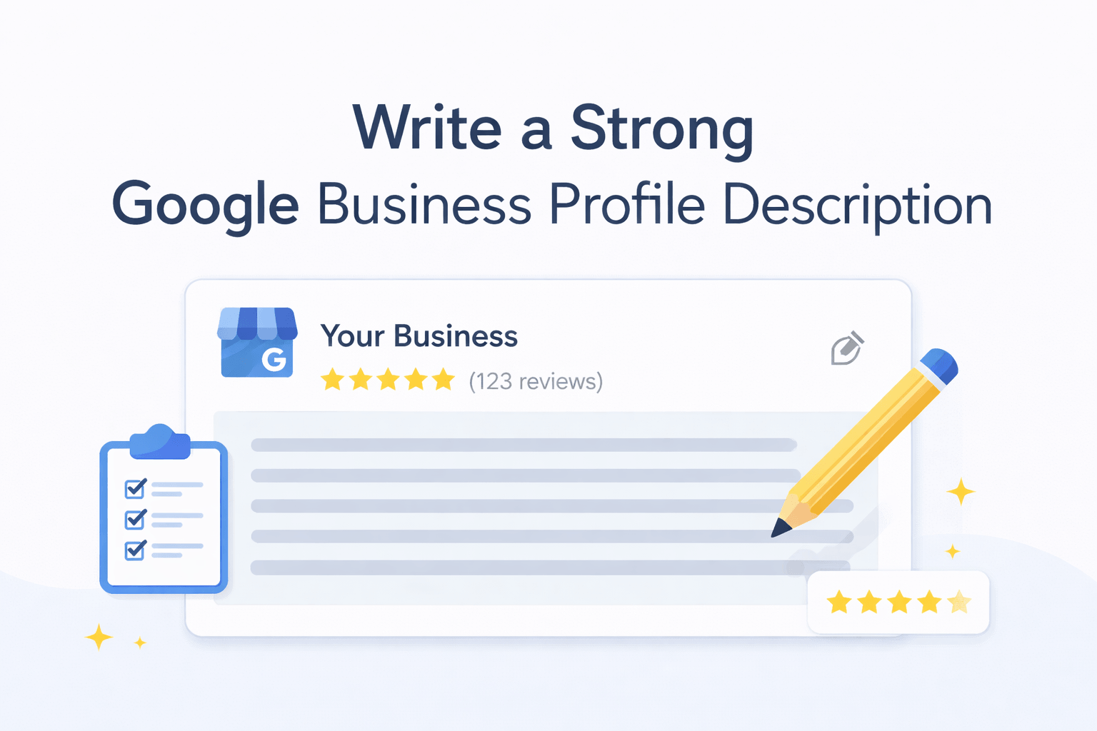 Strong Google Business Profile Description